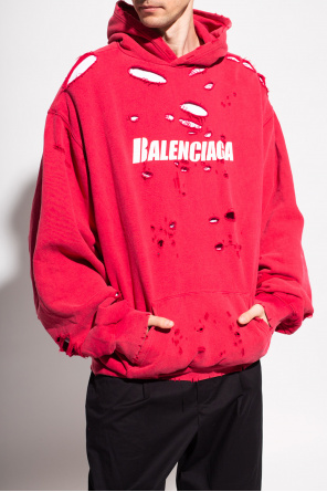 Balenciaga hole discount hoodie